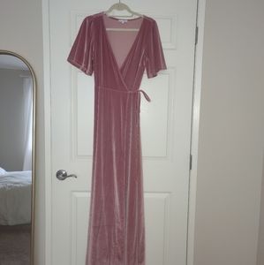 Mauve Velvet Baltic Born Dress